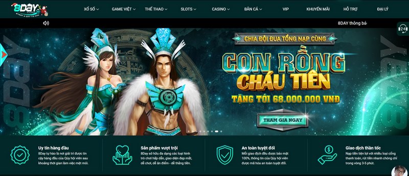 Bạn nên tìm đến web 8day gốc để tải app game