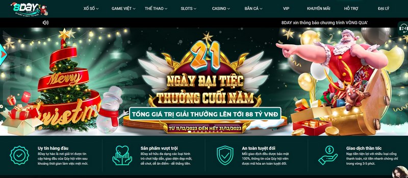 Giải trí thú vị hơn tại sảnh game bài 8day