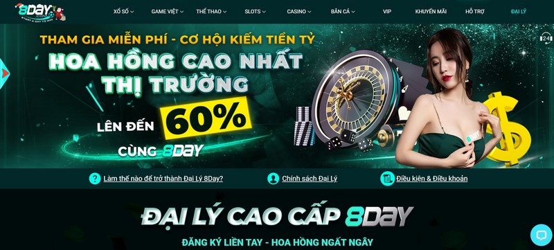 Trở thành đại lý 8day là ước mơ nhiều người